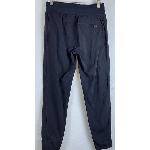Athleta Pants Sz 2 Black Trekkie North Drawstring Activewear Running Jogger - Picture 4 of 11